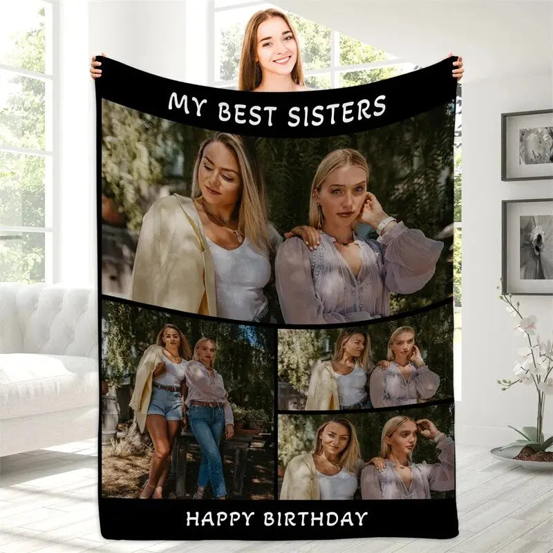Personalised Fleece Blanket - Photo 1