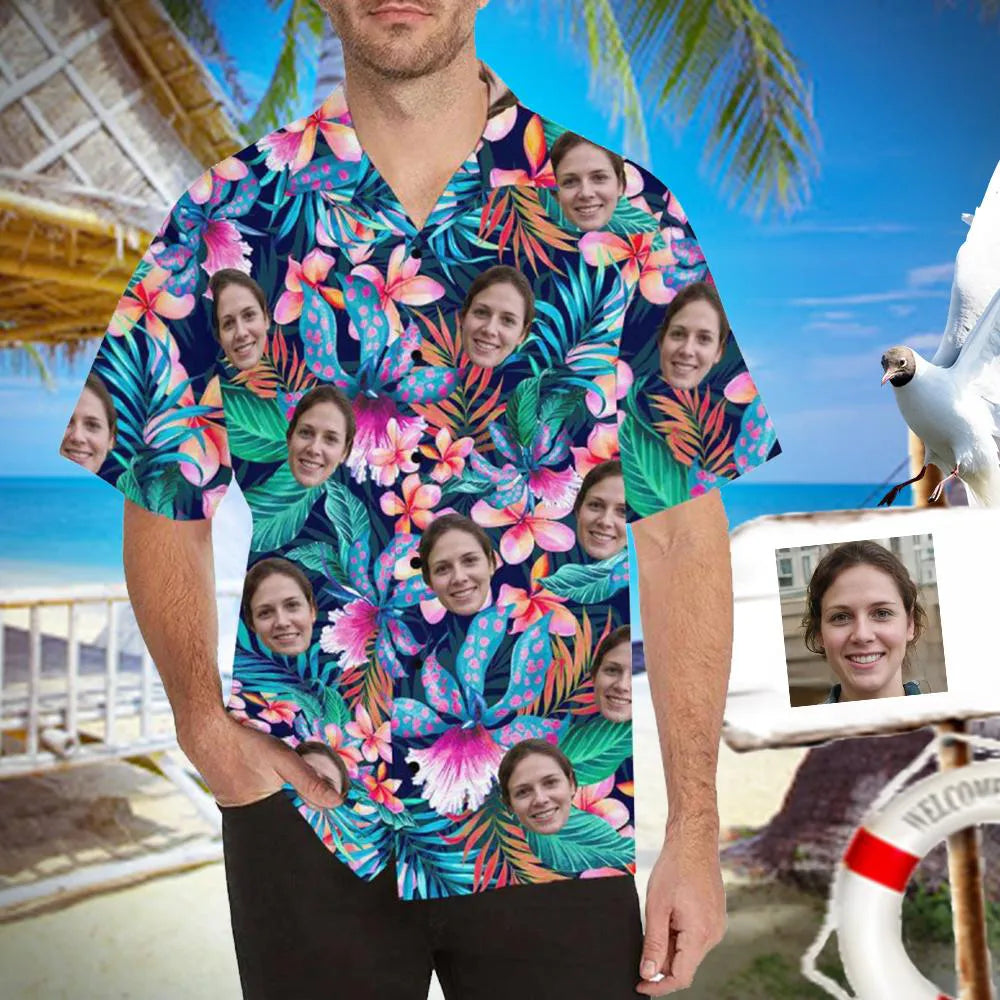 Personalised Hawaiian Shirt - Photo 1