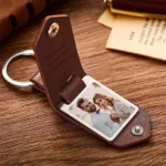 Personalised Leather Keyring - Photo 1
