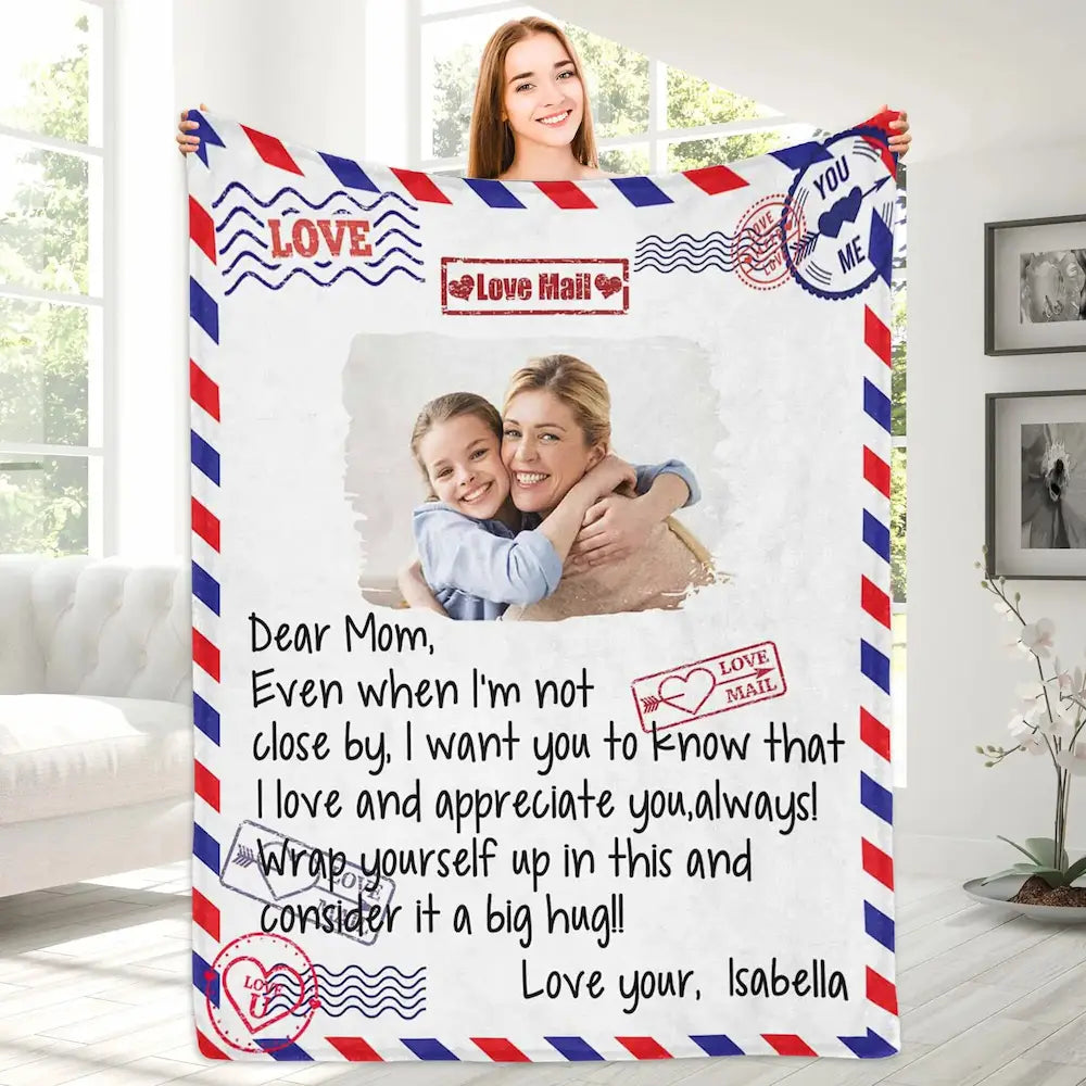 Personalised Letter Blanket - Photo 1