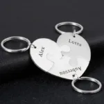 Personalised Matching Keyrings - Photo 1