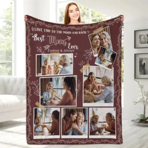Personalised Mothers Day Blanket - Photo 1