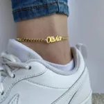Personalised Name Anklet - Photo 1