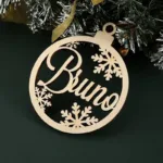 Personalised Name Christmas Baubles - Photo 2