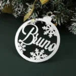 Personalised Name Christmas Baubles - Photo 4