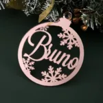 Personalised Name Christmas Baubles - Photo 5