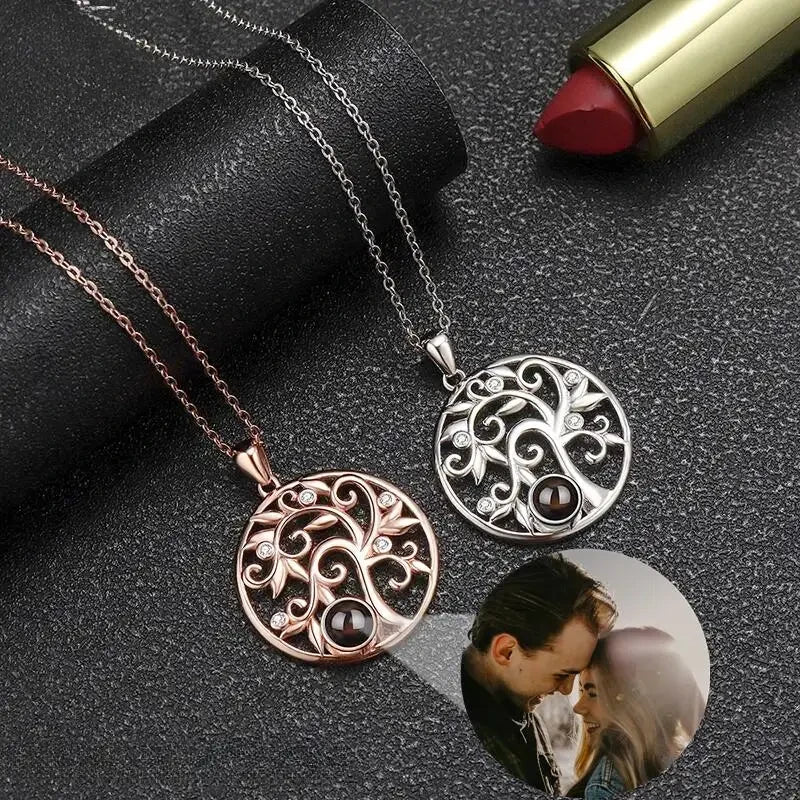 Personalised Necklace with Photo - Photo 1