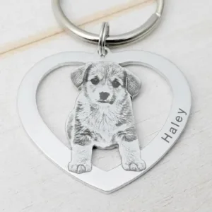 Personalised Pet Keyring - Photo 1