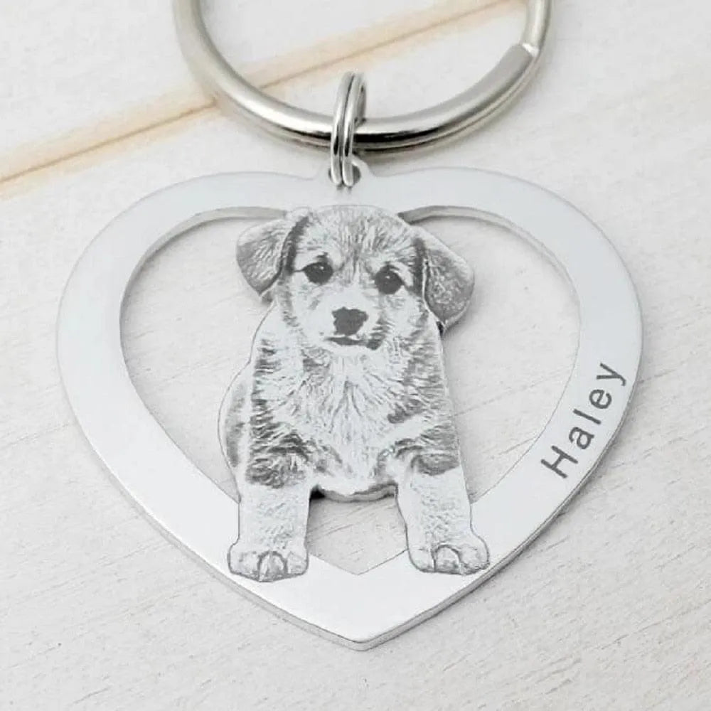 Personalised Pet Keyring - Photo 1