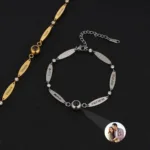 Personalised Photo Bracelet with Names - Photo 1
