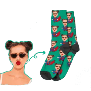 Personalised Superhero Socks - Photo 1