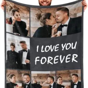 Personalised Throw Blanket - Photo 1