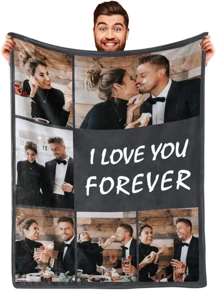 Personalised Throw Blanket - Photo 1