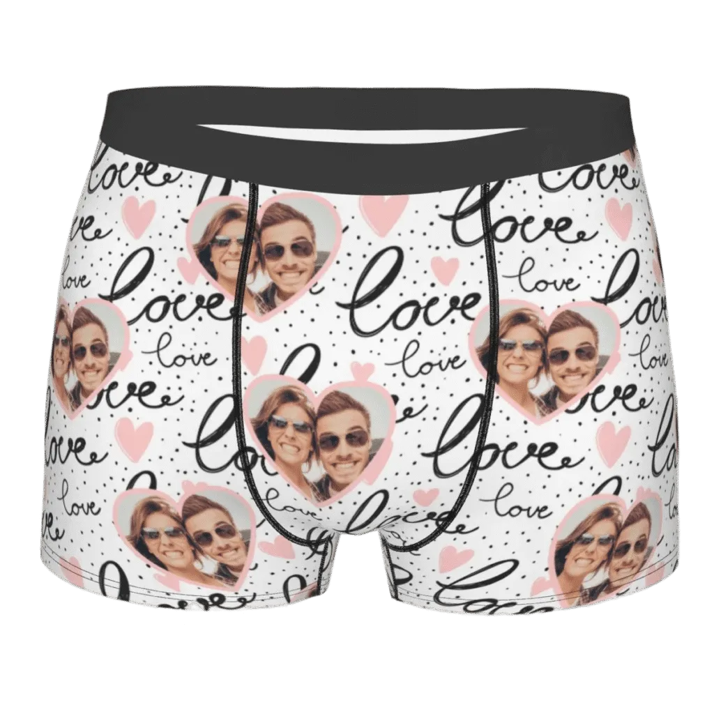 Personalised Valentines Boxers - Photo 1
