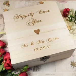 Personalised Wedding Memory Box - Photo 1