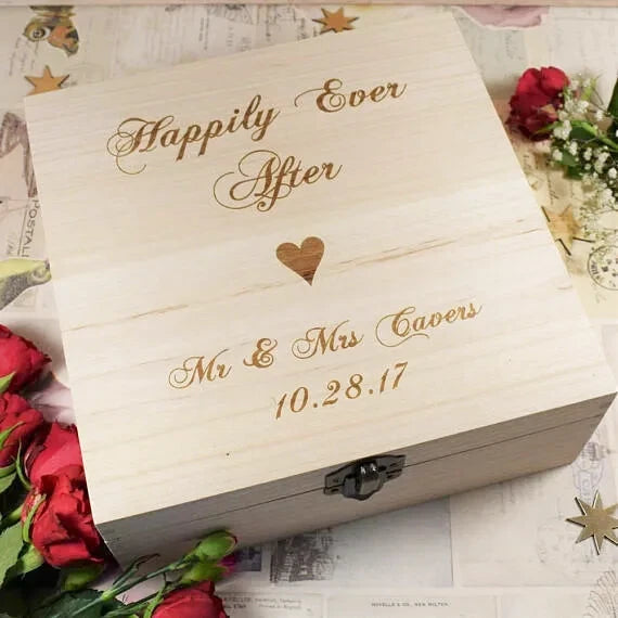 Personalised Wedding Memory Box - Photo 1