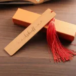 Personalised Wooden Bookmark - Photo 1