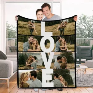 Personalized Love Letter Blanket - Photo 1