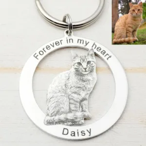 Pet Memorial Keyring - Photo 1