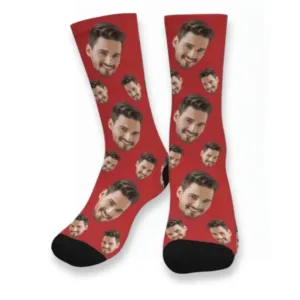 Socks with Face on Them - Photo 1