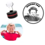 Stamp with Face - Photo 2