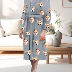 Men&rsquo;s Bathrobe Personalised - Photo 1