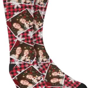 Printed Christmas Socks - Photo 1