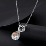 Personalized Cat Head Necklace - Photo 2