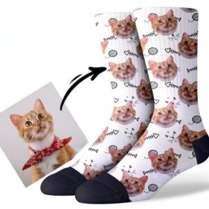 Personalized Cat Socks - Photo 1
