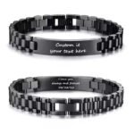 Personalized Men's Stainless Steel Bracelet - Photo 2