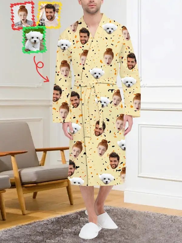 Personalized Photo Bathrobe - Photo 1