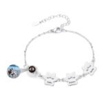 Customizable Women's Dog Paw Bracelet - Photo 5