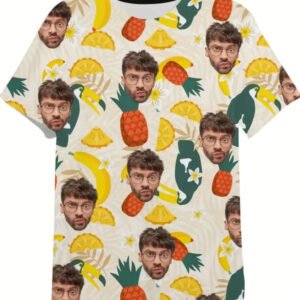 Personalized Face T-Shirt - Photo 1