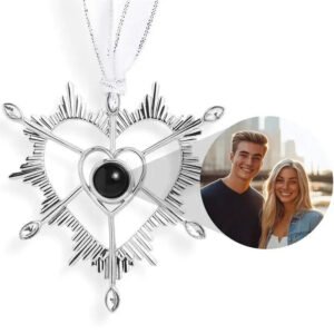 Personalized Heart Christmas Ornament - Photo 1
