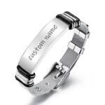 Personalized Men's Stainless Steel Photo Bracelet - Photo 5