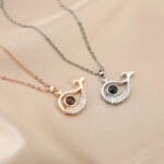 Personalized Whale Photo Necklace - Photo 2