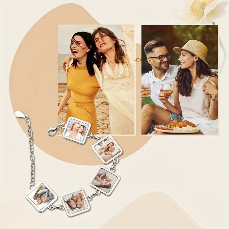 Personalized 5-Photo Bracelet - Photo 1