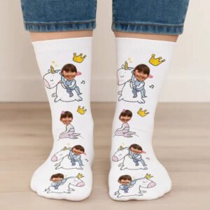 Personalized Unicorn Socks - Photo 1