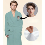 Customizable Men's Bathrobe - Photo 4