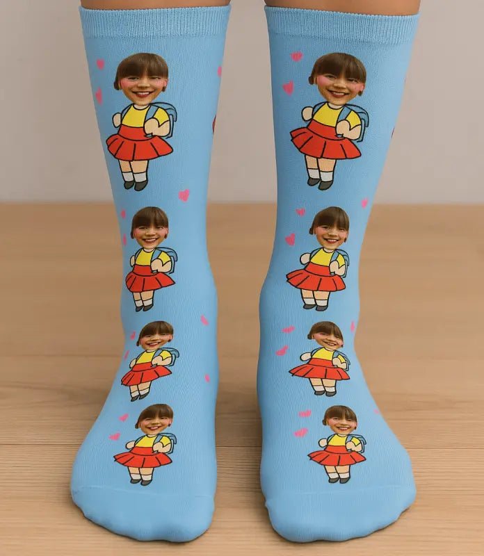 Personalized Schoolgirl Socks - Photo 1