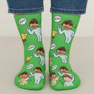 Personalized Selfie Socks - Photo 1