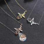 Heartbeat Necklace with Photo