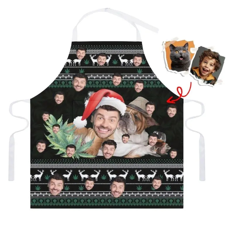 Personalized Christmas Kitchen Apron