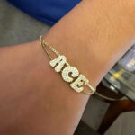 Personalized Name Diamond Bracelet - Photo 2
