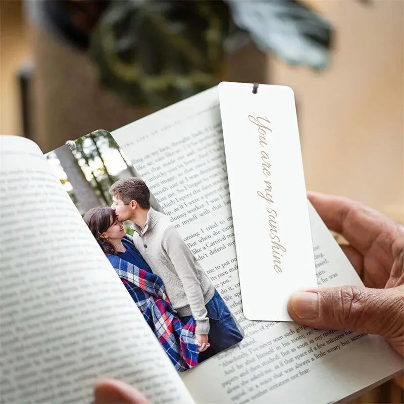 Personalized Photo and Text Bookmark