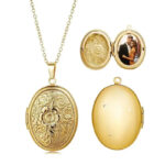 Personalized Round Pendant Necklace – Photo 4