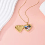 Heart Photo Pendant Necklace – Photo 5