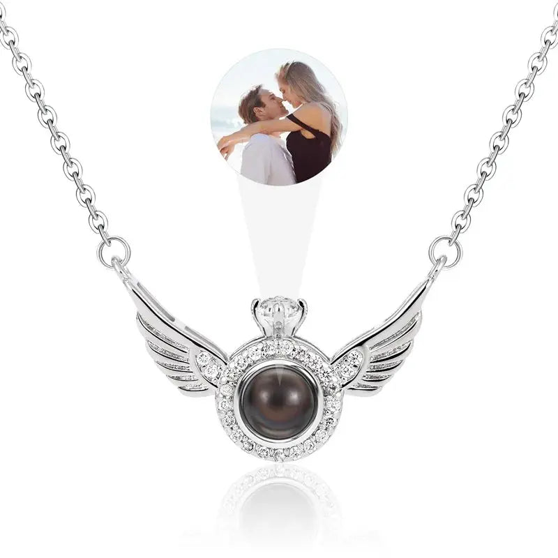 Personalized Angel Necklace