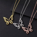 Personalized Butterfly Pendant Necklace – Photo 3
