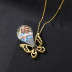Personalized Butterfly Pendant Necklace – Photo 4